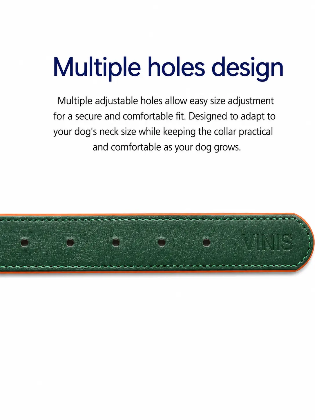 vinis leather sand collar vinis leather sand collar